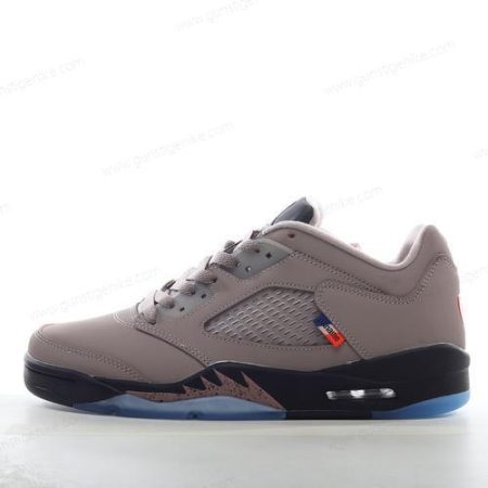 Herren/Damen ‘Schwarz Braun Blau’ Nike Air Jordan 5 Retro x Paris Saint Germain Schuhe DX6325-204
