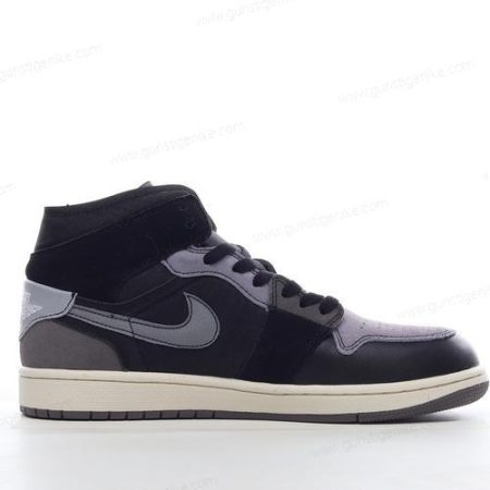 Herren/Damen ‘Schwarz Grau’ Nike Air Jordan 1 Mid SE Schuhe DV0436-001