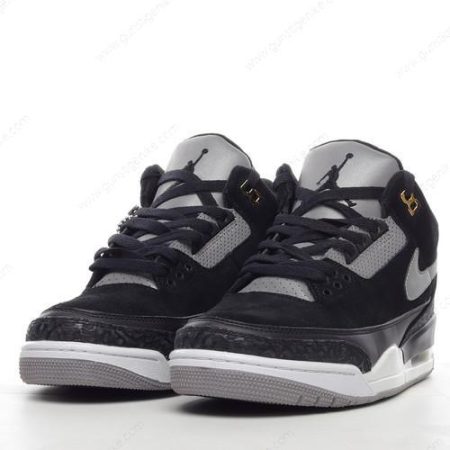 Herren/Damen ‘Schwarz Grau’ Nike Air Jordan 3 Retro Schuhe CK4348-007