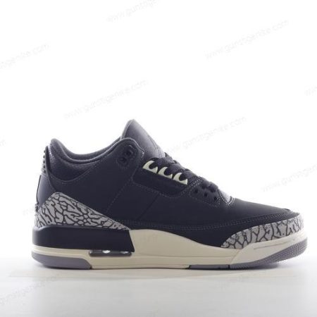 Herren/Damen ‘Schwarz Grau’ Nike Air Jordan 3 Retro Schuhe CK9246-001