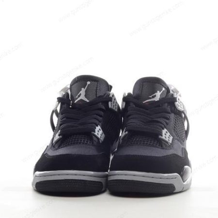 Herren/Damen ‘Schwarz Grau Weiß’ Nike Air Jordan 4 Retro Schuhe DH7138-006