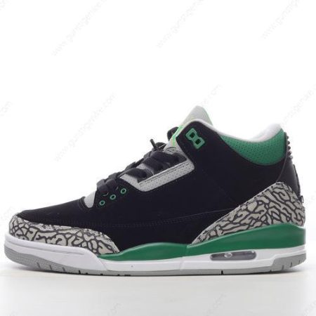 Herren/Damen ‘Schwarz Grün Grau Weiß’ Nike Air Jordan 3 Retro Schuhe DM0967-031