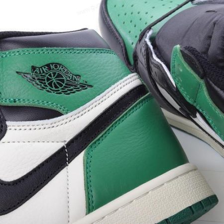 Herren/Damen ‘Schwarz Grün’ Nike Air Jordan 1 Retro High Schuhe 555088-302