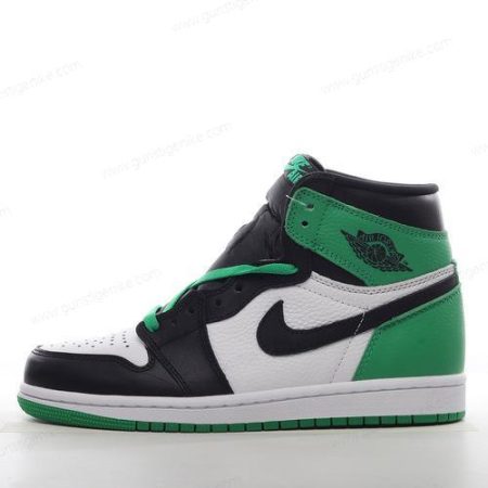 Herren/Damen ‘Schwarz Grün Weiß’ Nike Air Jordan 1 Retro High OG Schuhe DZ5485-031