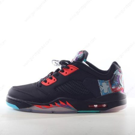 Herren/Damen ‘Schwarz Orange’ Nike Air Jordan 5 Retro Schuhe 840475060
