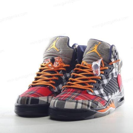 Herren/Damen ‘Schwarz Orange’ Nike Air Jordan 5 Retro Schuhe FD4814-008