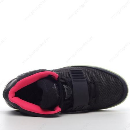 Herren/Damen ‘Schwarz Rot’ Nike Air Yeezy 2 Schuhe 508214-006