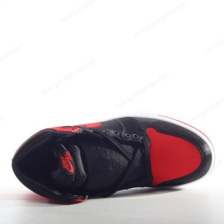 Herren/Damen ‘Schwarz Rot Weiß’ Nike Air Jordan 1 Retro High OG Schuhe FD4810-061