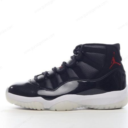 Herren/Damen ‘Schwarz Rot Weiß’ Nike Air Jordan 11 Retro High Schuhe 378037-002