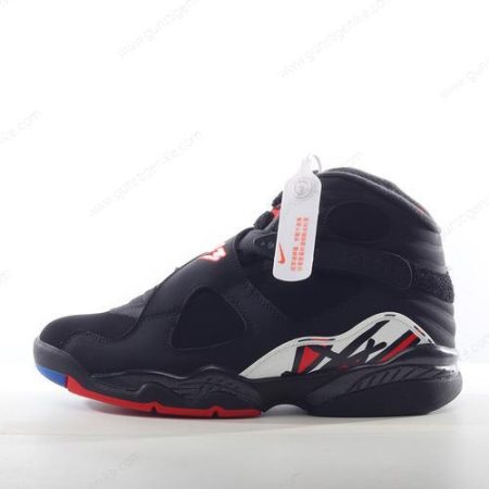 Herren/Damen ‘Schwarz Rot Weiß’ Nike Air Jordan 8 Retro Schuhe 305368