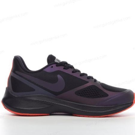 Herren/Damen ‘Schwarz Violett Orange’ Nike Air Zoom Winflo 7 Schuhe CJ0291-055