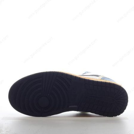 Herren/Damen ‘Schwarz Weiß Blau’ Nike Air Jordan 1 Low SE Schuhe FN7670-493