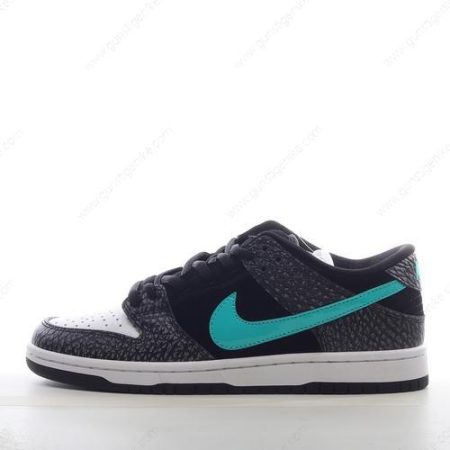 Herren/Damen ‘Schwarz Weiß Blau’ Nike SB Dunk Low Schuhe BQ6817-009
