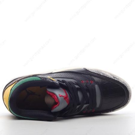 Herren/Damen ‘Schwarz Weiß Grün’ Nike Air Jordan 3 Retro Schuhe CV3583-003