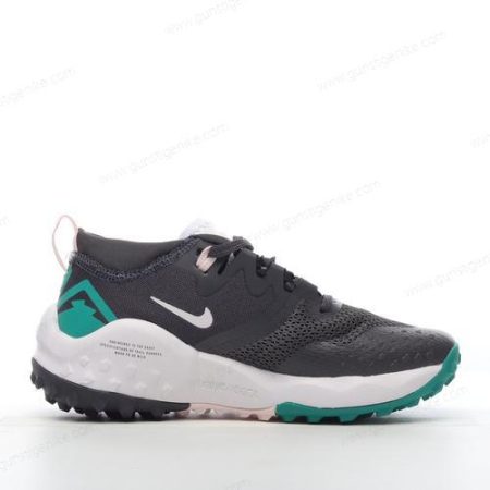 Herren/Damen ‘Schwarz Weiß Grün’ Nike Wildhorse 7 Schuhe CZ1864-003