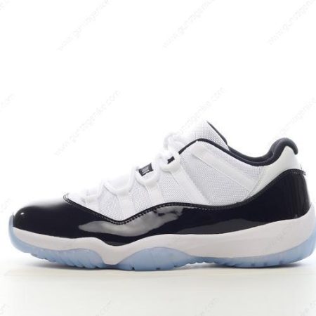 Herren/Damen ‘Schwarz Weiß’ Nike Air Jordan 11 Retro Low Schuhe 528895-153