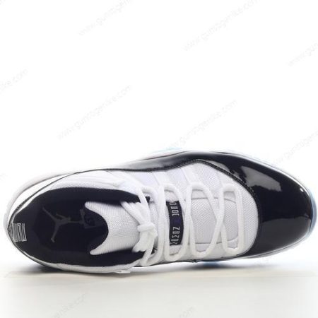 Herren/Damen ‘Schwarz Weiß’ Nike Air Jordan 11 Retro Low Schuhe 528895-153