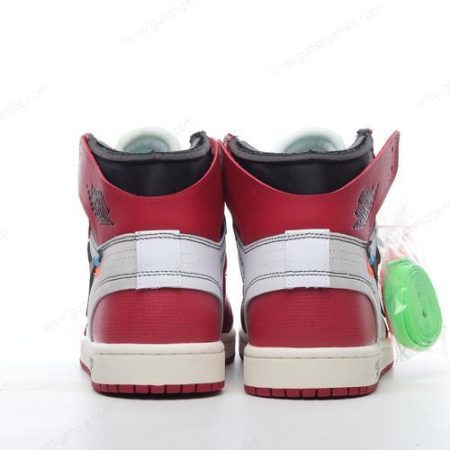 Herren/Damen ‘Schwarz Weiß Rot’ Nike Air Jordan 1 Retro High Schuhe AA3834-101