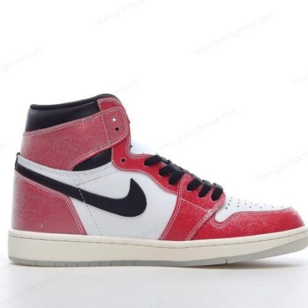 Herren/Damen ‘Schwarz Weiß Rot’ Nike Air Jordan 1 Retro High Schuhe DA2728-100