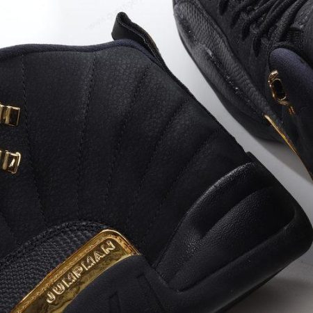Herren/Damen ‘Schwarzes Gold’ Nike Air Jordan 12 Retro Schuhe CT8013‌-‌071
