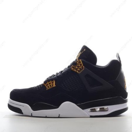 Herren/Damen ‘Schwarzes Gold’ Nike Air Jordan 4 Retro Schuhe 308497-032