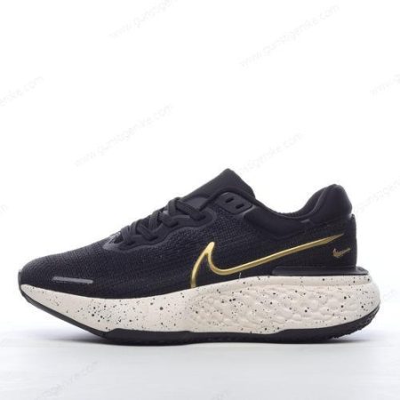 Herren/Damen ‘Schwarzes Gold’ Nike Air ZoomX Invincible Run Flyknit Schuhe CT2229-004