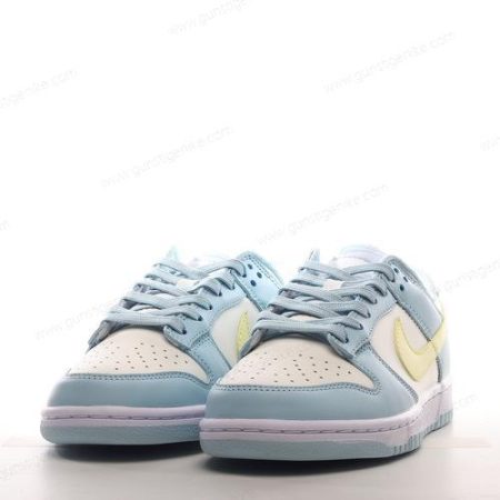 Herren/Damen ‘Silber Hellblau Gelb’ Nike Dunk Low Schuhe DD1503-123
