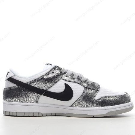 Herren/Damen ‘Silber Weiß Schwarz’ Nike Dunk Low Schuhe DO5882-001