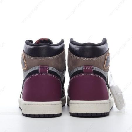 Herren/Damen ‘Taupe Weiß Schwarz Olive’ Nike Air Jordan 1 Retro High OG Schuhe DH3097-001