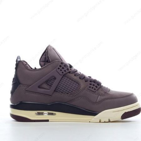 Herren/Damen ‘Violett Grau Schwarz’ Nike Air Jordan 4 Retro Schuhe DV6773-220