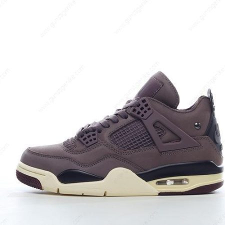 Herren/Damen ‘Violett Grau Schwarz’ Nike Air Jordan 4 Retro Schuhe DV6773-220