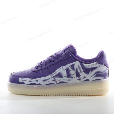 Herren/Damen ‘Violett Weiß’ Nike Air Force 1 Low 07 QS Schuhe CU8067-500