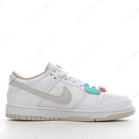 Herren/Damen ‘Weiß Beige Rosa’ Nike Dunk Low Schuhe DX6060-121