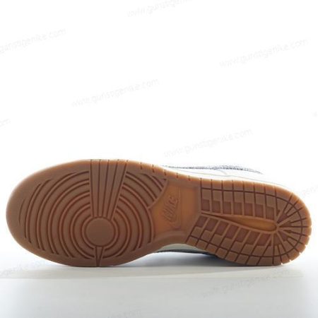 Herren/Damen ‘Weiß Beige Schwarz’ Nike Dunk Low Schuhe FN6881-100
