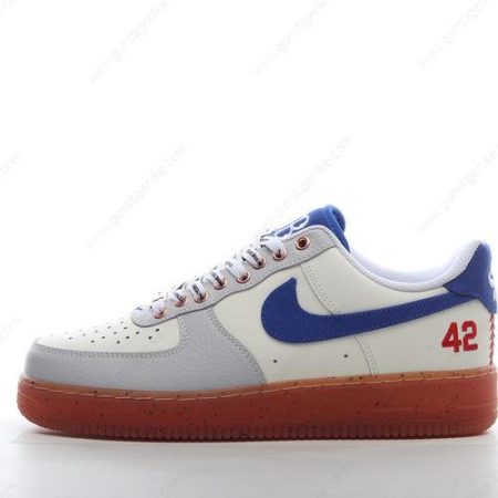 Herren/Damen ‘Weiß Blau Braun’ Nike Air Force 1 Low Schuhe FN1868-100