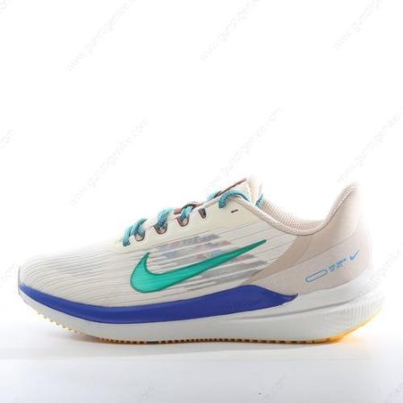 Herren/Damen ‘Weiß Blau Grau Grün’ Nike Air Zoom Winflo 9 Premium Schuhe DV8997-100