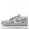 Herren/Damen ‘Weiß Blau Grau’ Nike Air Jordan 1 Low Schuhe CV3043-100