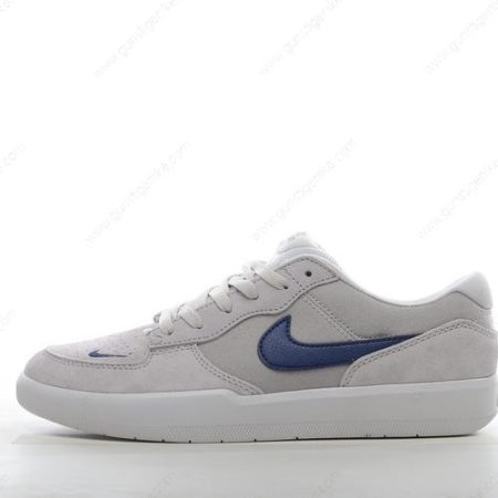 Herren/Damen ‘Weiß Blau Grau’ Nike SB Force 58 Low Schuhe CZ2959-007