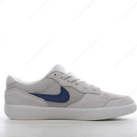 Herren/Damen ‘Weiß Blau Grau’ Nike SB Force 58 Low Schuhe CZ2959-007
