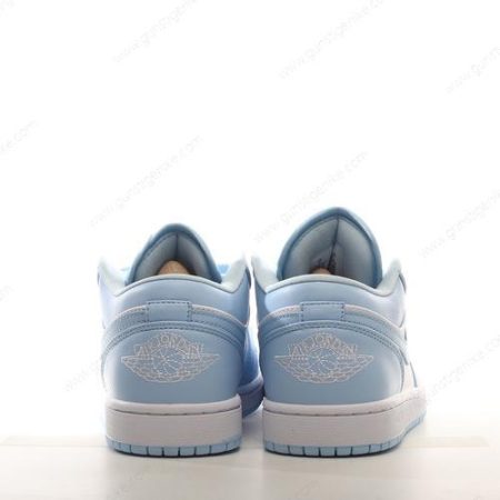 Herren/Damen ‘Weiß Blau’ Nike Air Jordan 1 Low Schuhe DC0774-141