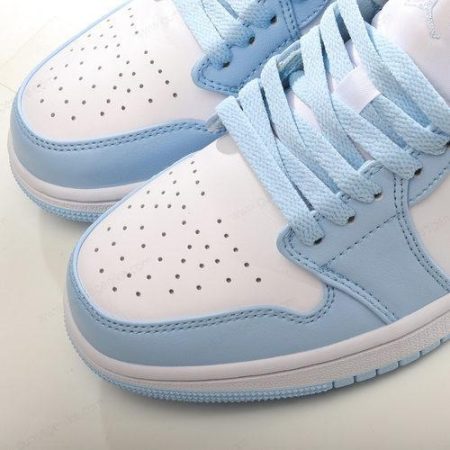 Herren/Damen ‘Weiß Blau’ Nike Air Jordan 1 Low Schuhe DC0774-141