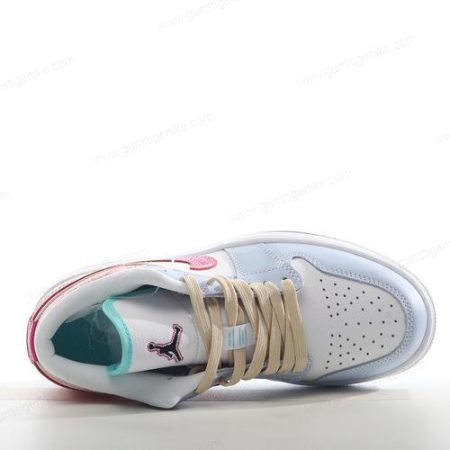 Herren/Damen ‘Weiß Blau’ Nike Air Jordan 1 Low Schuhe FV3623-151