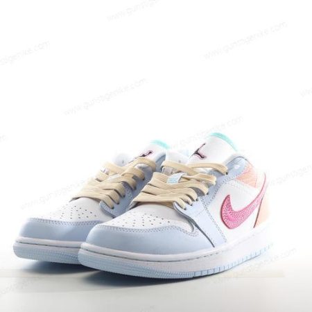 Herren/Damen ‘Weiß Blau’ Nike Air Jordan 1 Low Schuhe FV3623-151
