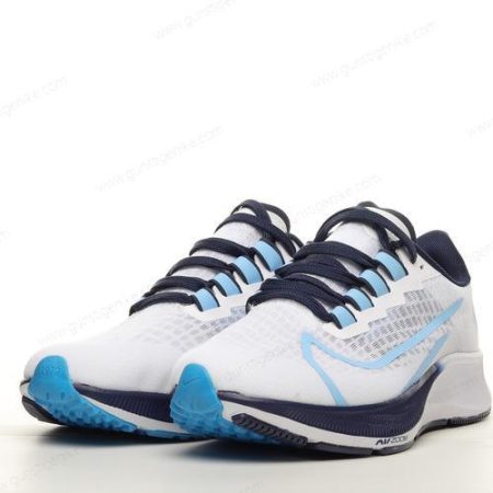 Herren/Damen ‘Weiß Blau’ Nike Air Zoom Pegasus 37 Schuhe CZ5395-100