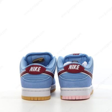 Herren/Damen ‘Weiß Blau Orange’ Nike SB Dunk Low Schuhe DQ4040-400