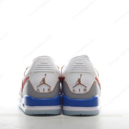 Herren/Damen ‘Weiß Blau Rot’ Nike Air Jordan Legacy 312 Low Schuhe FN8902-161