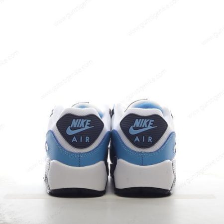 Herren/Damen ‘Weiß Blau Schwarz’ Nike Air Max 90 Schuhe 309299-129