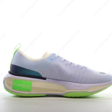 Herren/Damen ‘Weiß Blau Violett Schwarz’ Nike Air ZoomX Invincible Run 3 Schuhe DR2660-100