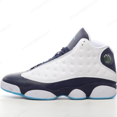 Herren/Damen ‘Weiß Dunkles Pulverblau’ Nike Air Jordan 13 Retro Schuhe DJ3005-144
