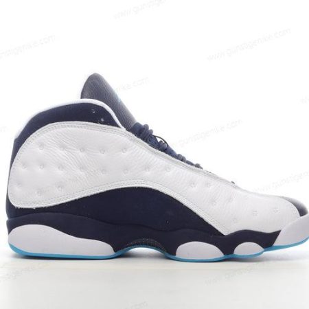 Herren/Damen ‘Weiß Dunkles Pulverblau’ Nike Air Jordan 13 Retro Schuhe DJ3005-144